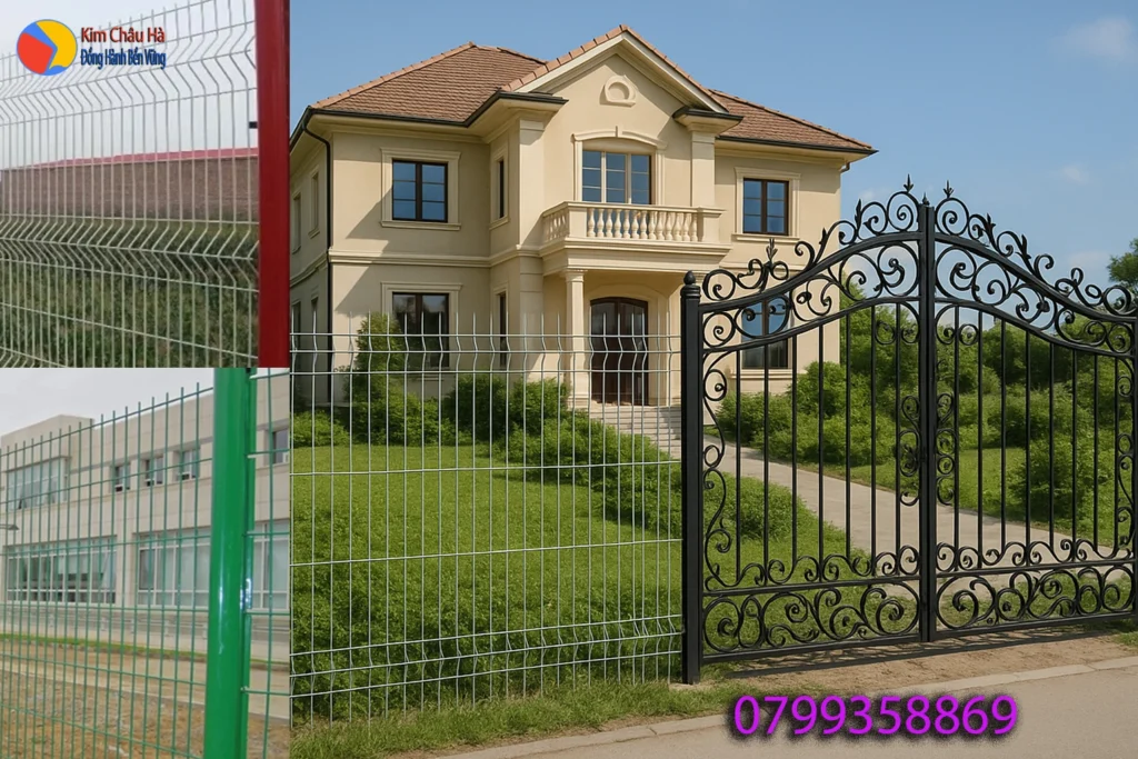 Lưới thép hàng rào mạ kẽm tại Sơn Tịnh – Giải pháp bảo vệ bền vững cho công trình