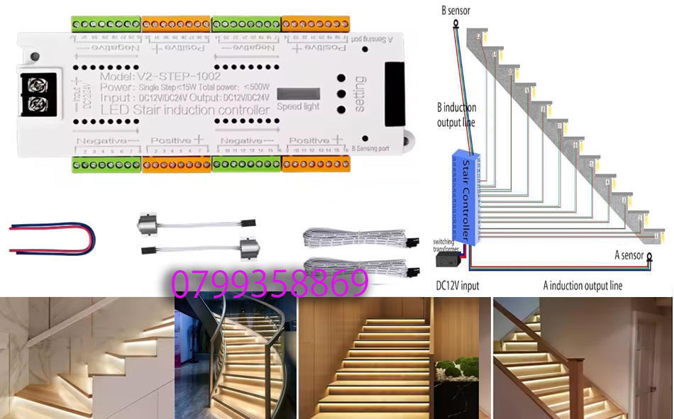 Mạch đèn led cầu thang