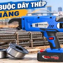 Máy buộc dây thép tại Đà Nẵng BT890 dùng pin
